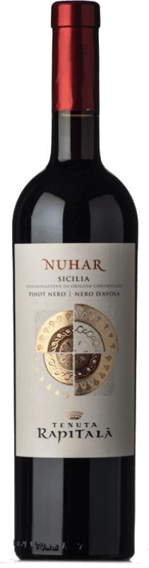 Kostenloser Versand | Rotwein Rapitalà Nuhar I.G.T. Terre Siciliane Sizilien Italien Spätburgunder, Nero d'Avola 75 cl