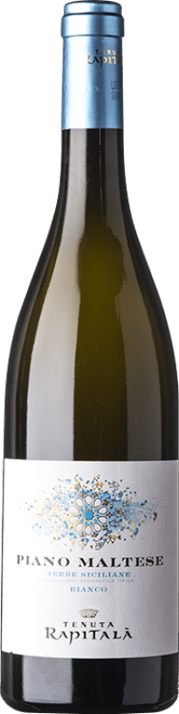 11,95 € Envio grátis | Vinho branco Rapitalà Piano Maltese I.G.T. Terre Siciliane