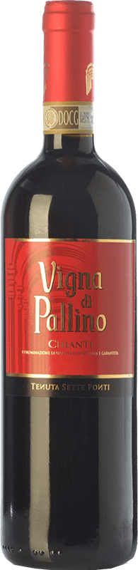 11,95 € | Red wine Tenuta Sette Ponti Vigna di Pallino D.O.C.G. Chianti Tuscany Italy Sangiovese 75 cl