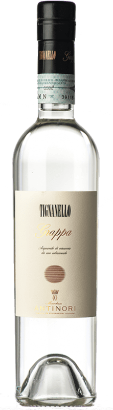 43,95 € Free Shipping | Grappa Antinori Tignanello Marchesi Antinori I.G.T. Grappa Toscana Medium Bottle 50 cl