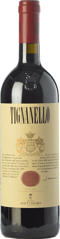 129,95 € | Red wine Antinori Tignanello Marchesi Antinori I.G.T. Toscana Tuscany Italy Cabernet Sauvignon, Sangiovese, Cabernet Franc Bottle 75 cl