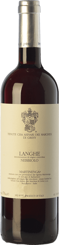 19,95 € Free Shipping | Red wine Cisa Asinari Marchesi di Grésy Martin D.O.C. Langhe Piemonte Italy Nebbiolo Bottle 75 cl