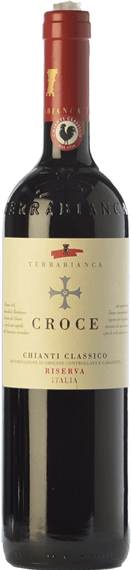 24,95 € | Red wine Terrabianca Croce Riserva Reserva D.O.C.G. Chianti Classico Tuscany Italy Sangiovese, Canaiolo Bottle 75 cl