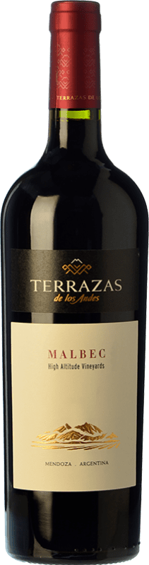 16,95 € | Red wine Terrazas de los Andes High Altitude Crianza I.G. Mendoza Mendoza Argentina Malbec Bottle 75 cl
