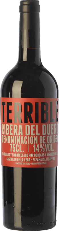12,95 € | Vin rouge Terrible Chêne D.O. Ribera del Duero Castille et Leon Espagne Tempranillo 75 cl