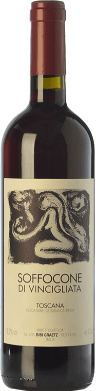 36,95 € | Red wine Bibi Graetz Soffocone di Vincigliata I.G.T. Toscana Tuscany Italy Sangiovese, Colorino, Canaiolo 75 cl