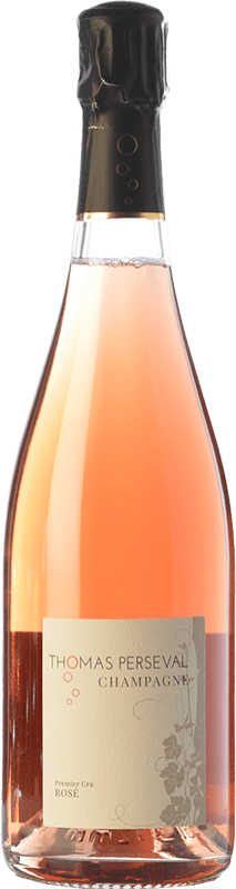 Envio grátis | Espumante rosé Thomas Perseval Rosé A.O.C. Champagne Champagne França Pinot Preto, Chardonnay, Pinot Meunier 75 cl