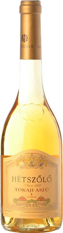 66,95 € Envoi gratuit | Vin Doux Tokaj-Hétszolo Aszú 5 Puttonyos I.G. Tokaj-Hegyalja Bouteille Medium 50 cl