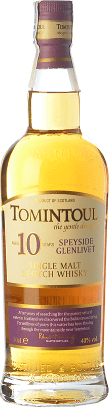 68,95 € Spedizione Gratuita | Whisky Single Malt Tomintoul 10 Anni