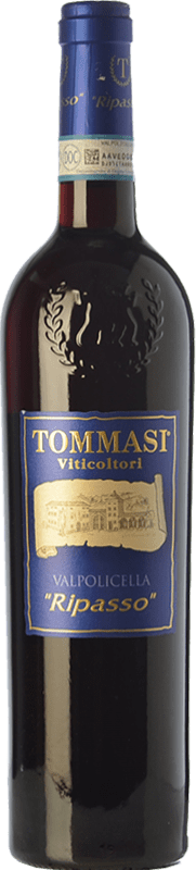 16,95 € | Red wine Tommasi D.O.C. Valpolicella Ripasso Veneto Italy Corvina, Rondinella, Corvinone Bottle 75 cl