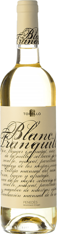 8,95 € | Vino blanco Torelló Blanc Tranquille D.O. Penedès Cataluña España Macabeo, Xarel·lo, Parellada 75 cl