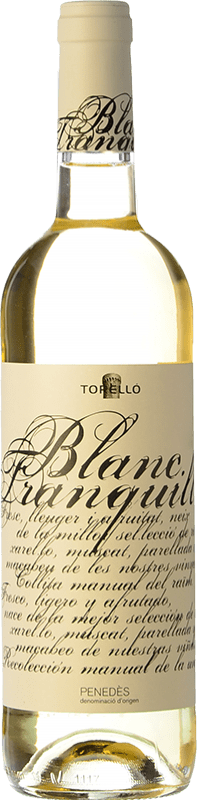 Бесплатная доставка | Белое вино Torelló Blanc Tranquille D.O. Penedès Каталония Испания Macabeo, Xarel·lo, Parellada бутылка Магнум 1,5 L