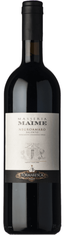 24,95 € Free Shipping | Red wine Tormaresca Masseria Maìme I.G.T. Salento Campania Italy Negroamaro Bottle 75 cl
