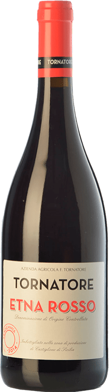 17,95 € | Red wine Tornatore Rosso D.O.C. Etna Sicily Italy Nerello Mascalese, Nerello Cappuccio Bottle 75 cl