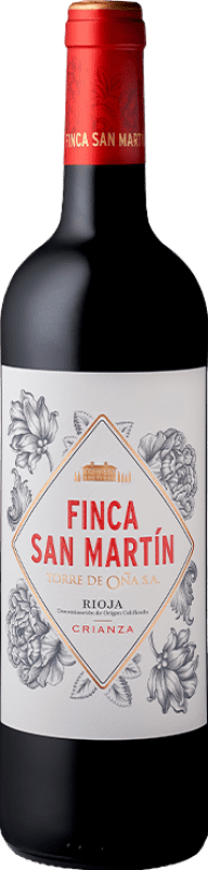 10,95 € | Красное вино Torre de Oña Finca San Martín старения D.O.Ca. Rioja Ла-Риоха Испания Tempranillo 75 cl