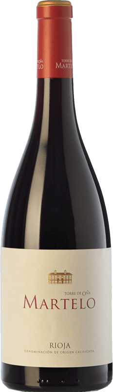 25,95 € Free Shipping | Red wine Torre de Oña Martelo Reserva D.O.Ca. Rioja The Rioja Spain Tempranillo, Grenache, Mazuelo, Viura Bottle 75 cl