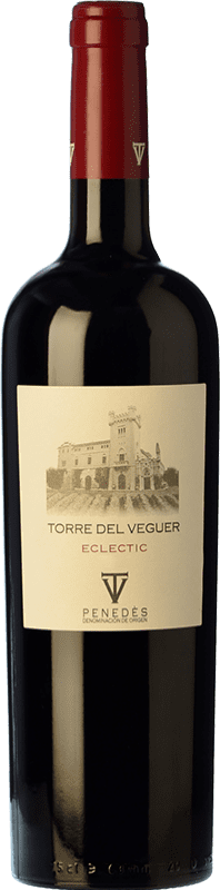 16,95 € | Red wine Torre del Veguer Eclèctic Aged D.O. Penedès Catalonia Spain Merlot, Cabernet Sauvignon, Petite Syrah Bottle 75 cl