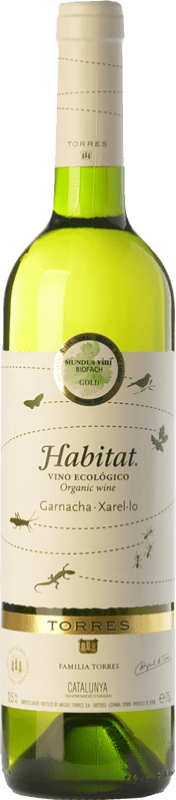 Бесплатная доставка | Белое вино Torres Hábitat Orgánico D.O. Catalunya Каталония Испания Grenache White, Xarel·lo 75 cl