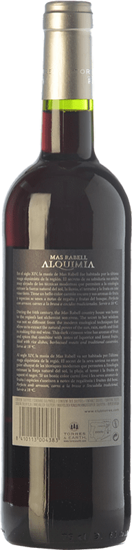 6,95 € | Red wine Torres Mas Rabell Alquimia Joven D.O. Catalunya Catalonia Spain Grenache, Carignan Bottle 75 cl
