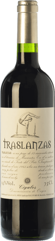 24,95 € | Red wine Traslanzas Crianza D.O. Cigales Castilla y León Spain Tempranillo Bottle 75 cl