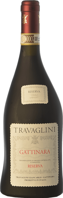 37,95 € Free Shipping | Red wine Travaglini Riserva Reserva D.O.C.G. Gattinara Piemonte Italy Nebbiolo Bottle 75 cl