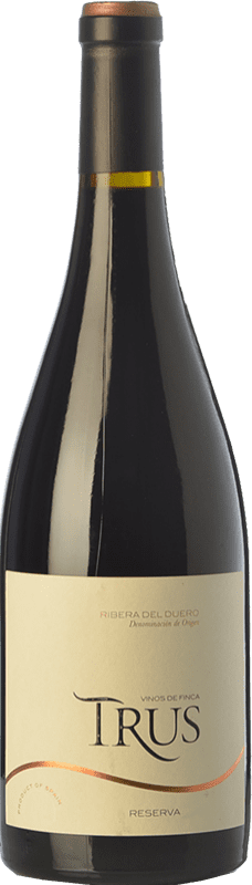 27,95 € Free Shipping | Red wine Trus Reserva D.O. Ribera del Duero Castilla y León Spain Tempranillo Bottle 75 cl