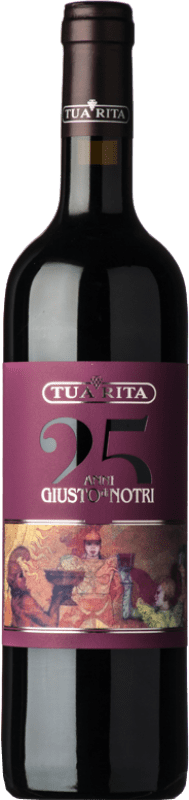 113,95 € Free Shipping | Red wine Tua Rita Giusto di Notri I.G.T. Toscana Tuscany Italy Merlot, Cabernet Sauvignon, Cabernet Franc Bottle 75 cl