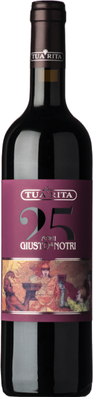 106,95 € Spedizione Gratuita | Vino rosso Tua Rita Giusto di Notri I.G.T. Toscana