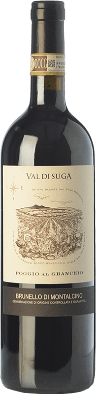 62,95 € Spedizione Gratuita | Vino rosso Val di Suga Poggio al Granchio D.O.C.G. Brunello di Montalcino