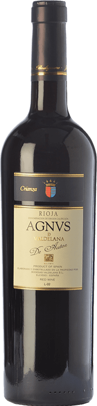18,95 € | Vin rouge Valdelana Agnus de Autor Crianza D.O.Ca. Rioja La Rioja Espagne Tempranillo, Graciano 75 cl
