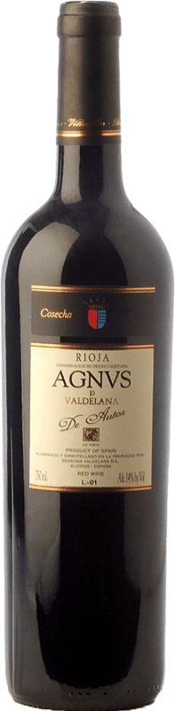 11,95 € | Red wine Valdelana Agnus de Autor Oak D.O.Ca. Rioja The Rioja Spain Tempranillo, Graciano 75 cl