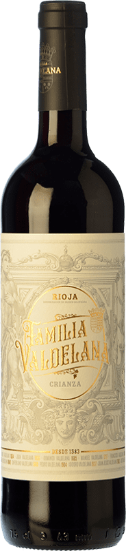 10,95 € Free Shipping | Red wine Valdelana Crianza D.O.Ca. Rioja The Rioja Spain Tempranillo, Mazuelo Bottle 75 cl