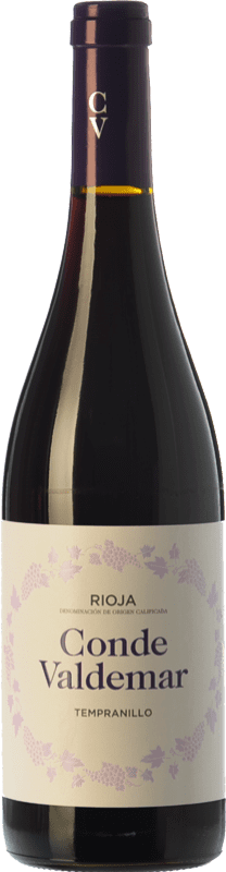 9,95 € Kostenloser Versand | Rotwein Valdemar Conde de Valdemar Jung D.O.Ca. Rioja