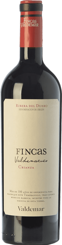 28,95 € | Vin rouge Valdemar Fincas Valdemacuco Crianza D.O. Ribera del Duero Castille et Leon Espagne Tempranillo 75 cl