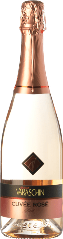 Бесплатная доставка | Розовое игристое Varaschin Cuvée Rosé D.O.C. Prosecco Венето Италия Glera, Muscatel Rosé 75 cl