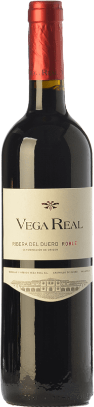 8,95 € | Red wine Vega Real Oak D.O. Ribera del Duero Castilla y León Spain Tempranillo Bottle 75 cl