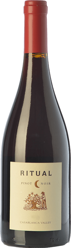 19,95 € | Red wine Veramonte Ritual Crianza I.G. Valle de Casablanca Valley of Casablanca Chile Pinot Black Bottle 75 cl