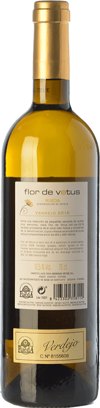 8,95 € Free Shipping | White wine Vetus Flor de Vetus D.O. Rueda Castilla y León Spain Verdejo Bottle 75 cl