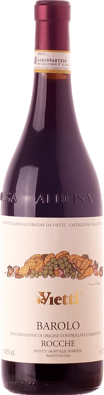 138,95 € | Красное вино Vietti Rocche D.O.C.G. Barolo Пьемонте Италия Nebbiolo 75 cl