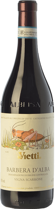 44,95 € | Red wine Vietti Scarrone D.O.C. Barbera d'Alba Piemonte Italy Barbera Bottle 75 cl