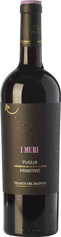 10,95 € | Красное вино Vigneti del Salento I Muri I.G.T. Puglia Апулия Италия Primitivo 75 cl