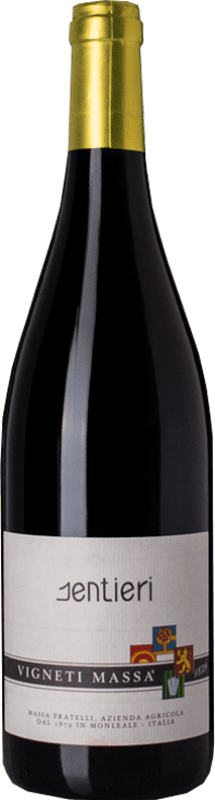 Envoi gratuit | Vin rouge Vigneti Massa Sentieri D.O.C. Colli Tortonesi Piémont Italie Bacca Rouge 75 cl