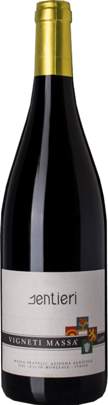 15,95 € Free Shipping | Red wine Vigneti Massa Sentieri D.O.C. Colli Tortonesi Piemonte Italy Bacca Red Bottle 75 cl