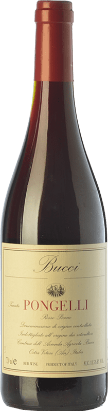 16,95 € | Red wine Villa Bucci Pongelli D.O.C. Rosso Piceno Marche Italy Sangiovese, Montepulciano 75 cl