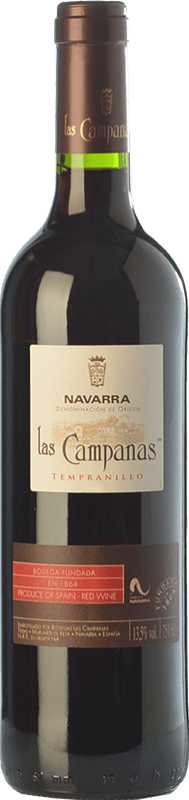 3,95 € 送料無料 | 赤ワイン Vinícola Navarra Las Campanas 若い D.O. Navarra