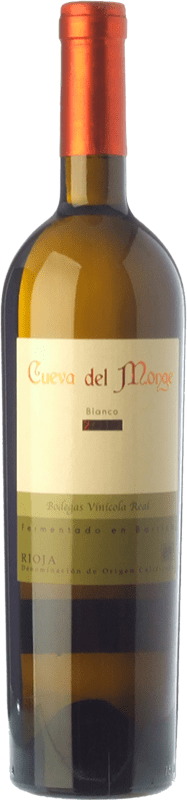 21,95 € Free Shipping | White wine Vinícola Real Cueva del Monge Crianza D.O.Ca. Rioja The Rioja Spain Viura, Malvasía, Grenache White, Muscat of Alexandria Bottle 75 cl