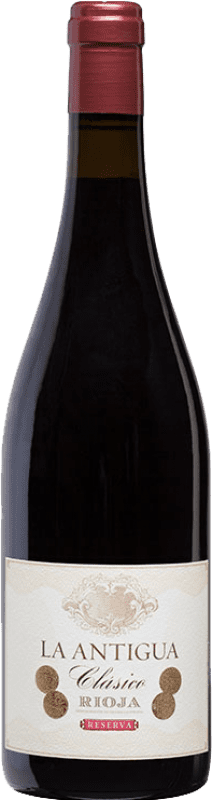 19,95 € | Rotwein Vinos del Atlántico La Antigua Reserve D.O.Ca. Rioja La Rioja Spanien Tempranillo, Grenache, Graciano 75 cl