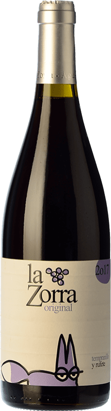 11,95 € | Red wine Vinos La Zorra Joven D.O.P. Vino de Calidad Sierra de Salamanca Castilla y León Spain Tempranillo, Rufete Bottle 75 cl