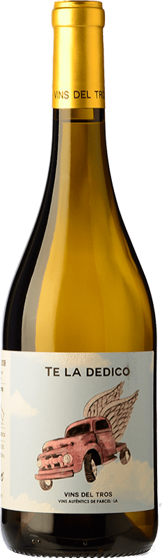 9,95 € Spedizione Gratuita | Vino bianco Vins del Tros Te la Dedico D.O. Terra Alta