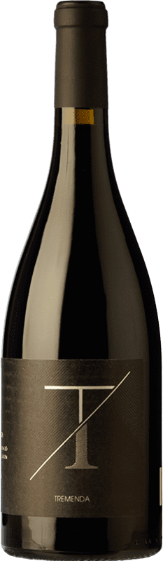 27,95 € Free Shipping | Red wine Vins del Tros Tremenda Crianza D.O. Terra Alta Catalonia Spain Samsó Bottle 75 cl